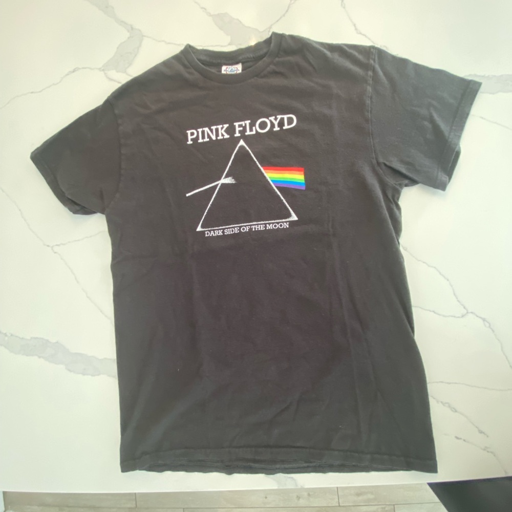 Pink Floyd men tee shirt , the other side of the moon , medium , black rainbow - Picture 9 of 9